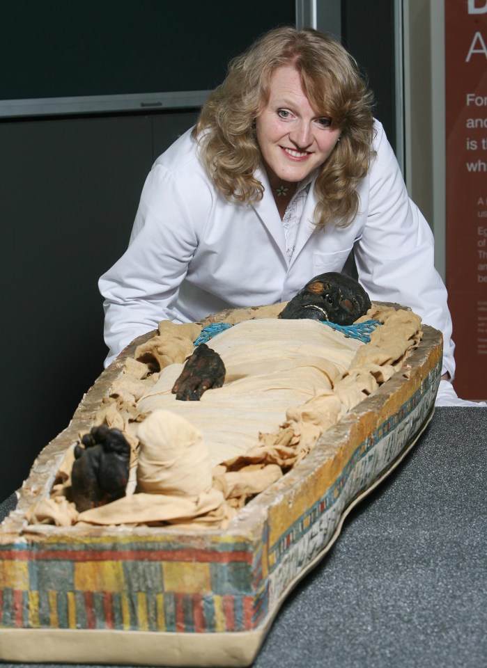  The mummy is on display at Northern Ireland's Ulster Museum