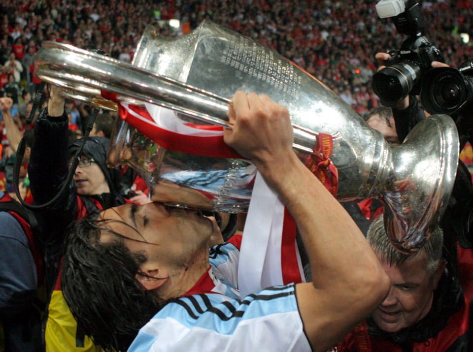  Tevez won the Champions League under Sir Alex Ferguson