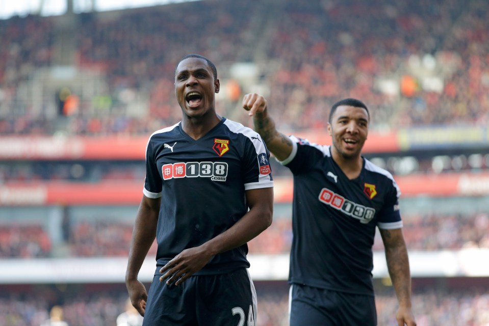  Ighalo was prolific alongside Troy Deeney at Watford