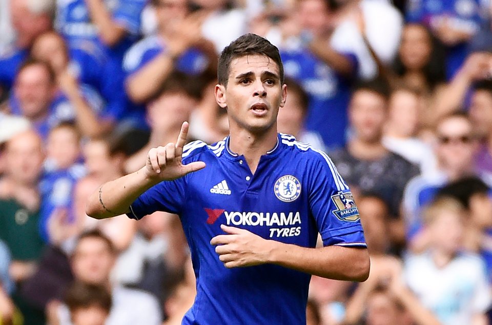  Oscar helped Chelsea win the Premier League, League Cup and Europa League and fans would love him back