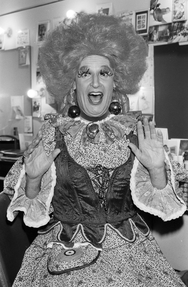  Nicholas Parsons even dressed up in drag for Panto