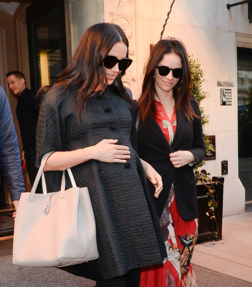  Meghan and Abigail Spencer shopping together in New York last February