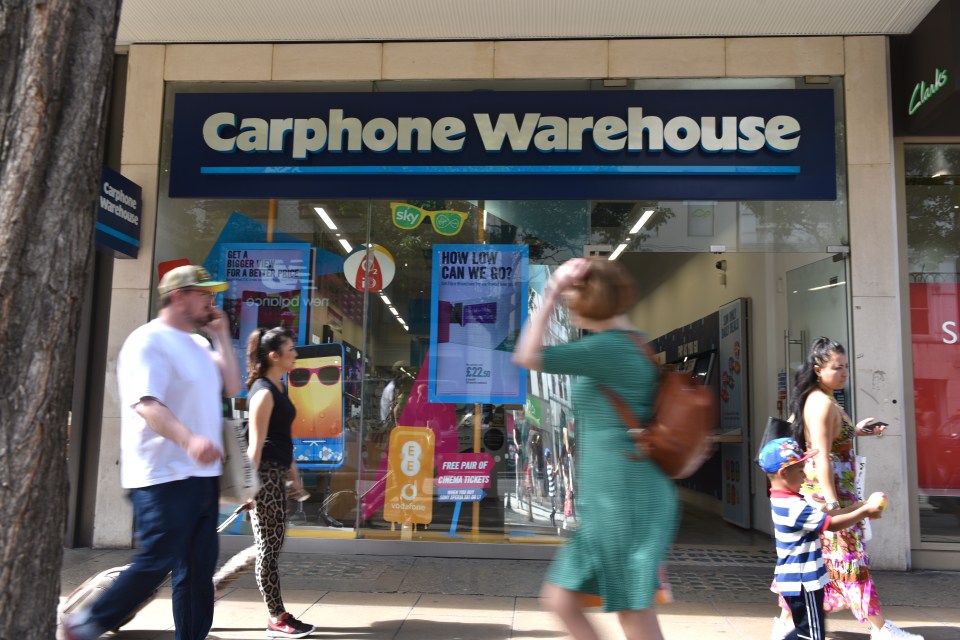  Carphone Warehouse issued a full refund and apology