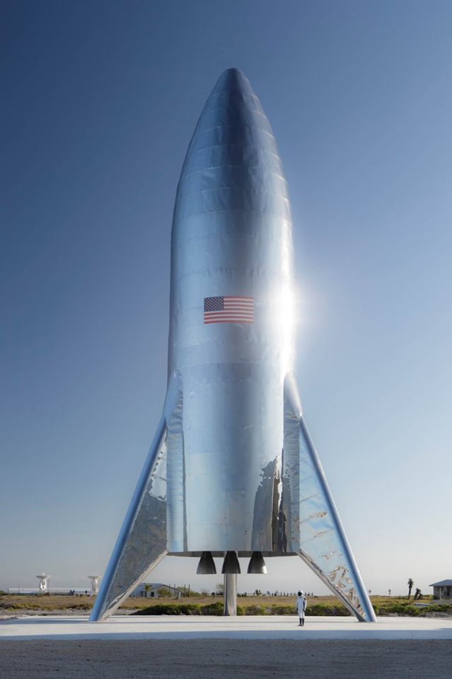 Resembling a 164ft silver bullet, Starship is the latest rocket designed by SpaceX