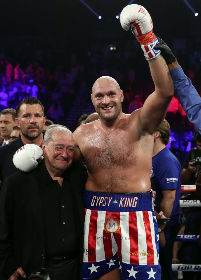  Promoter Bob Arum has vowed to arrange a fight between Fury and Joshua