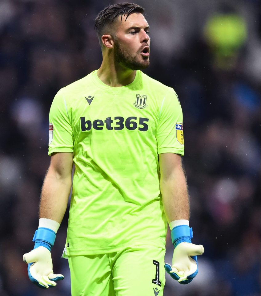  Stoke keeper Jack Butland has emerged as an option for Aston Villa to replace Tom Heaton