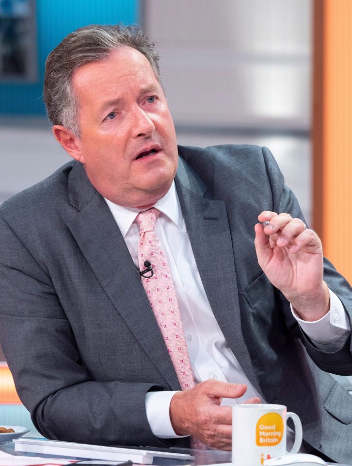  Piers was left stunned after an x-rated book about him circulated online