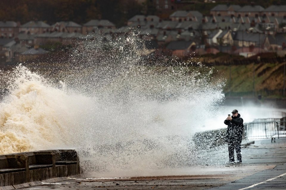  The high winds could bring travel chaos as well as causing damage to power lines