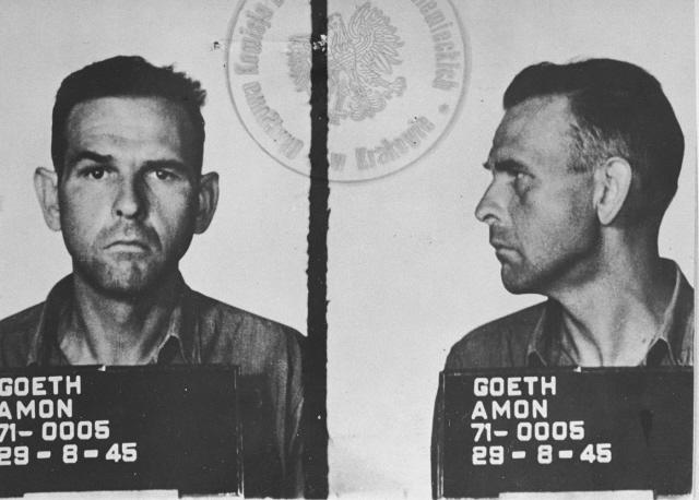  Amon Goeth was tried for war crimes after the end of WWII and later executed near to the site of the former camp