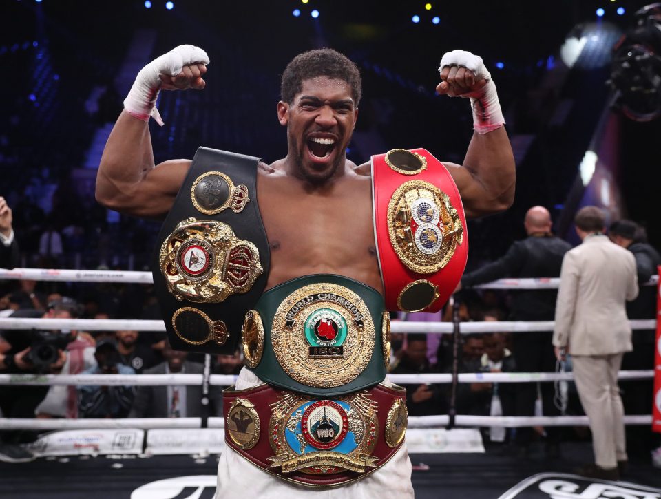  Anthony Joshua wants to fight the winner between Fury and Wilder