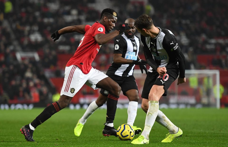  Pogba last played for Manchester United in their 4-1 win over Newcastle