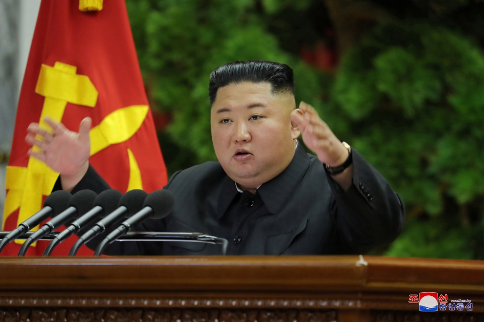  Kim was speaking at a meeting of 300 top officials from his ruling Workers' Party