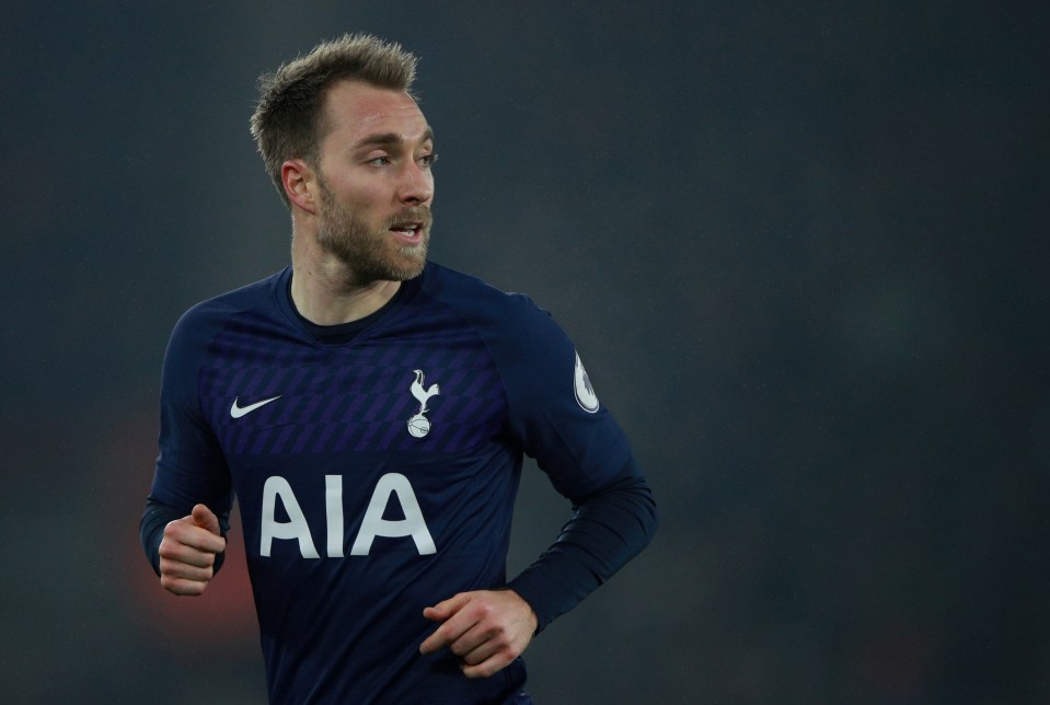  Christian Eriksen joined Tottenham from Ajax in 2013