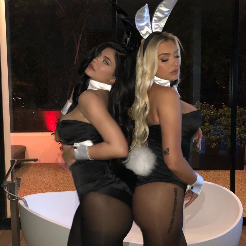  They dressed up for a party in matching bunny rabbit outfits