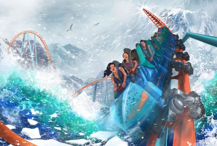  SeaWorld is getting a new Ice Breaker rollercoaster