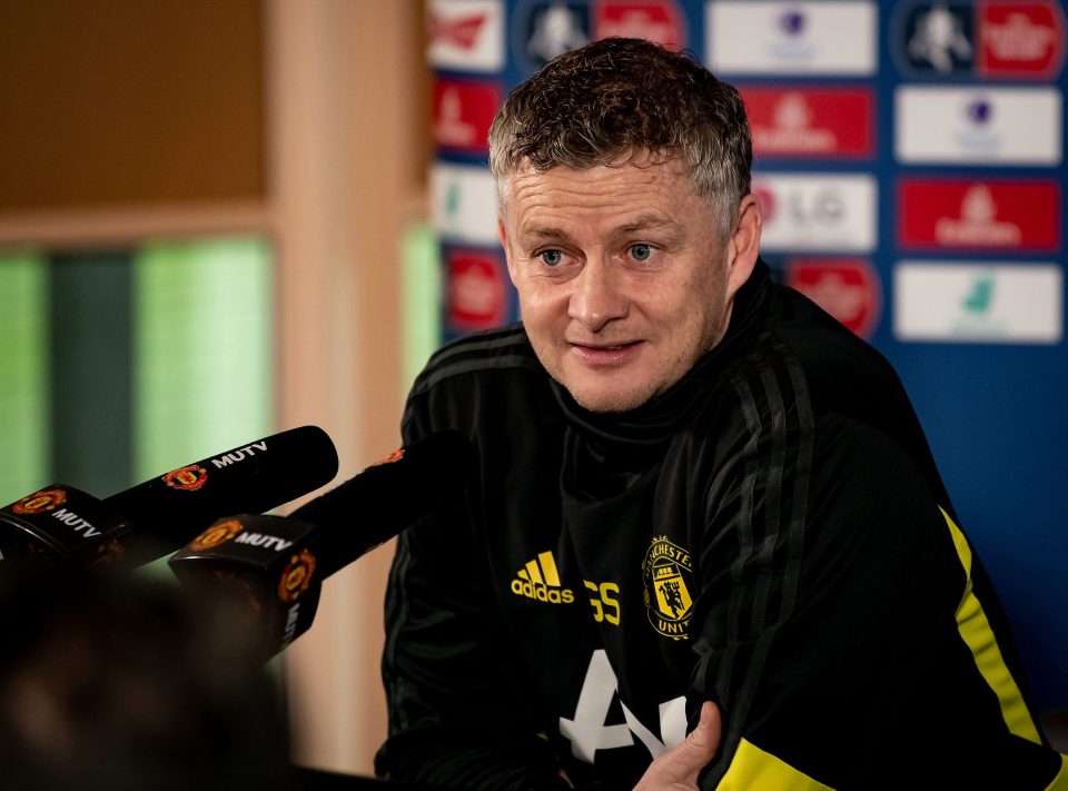  Ole Gunnar Solskjaer isn't smiling any more after an explosive outburst