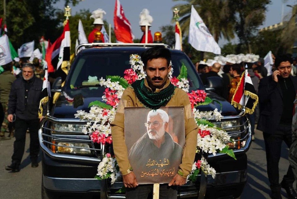  Iraqi paramilitary chief Abu Mahdi al-Muhandis was also killed in the strike