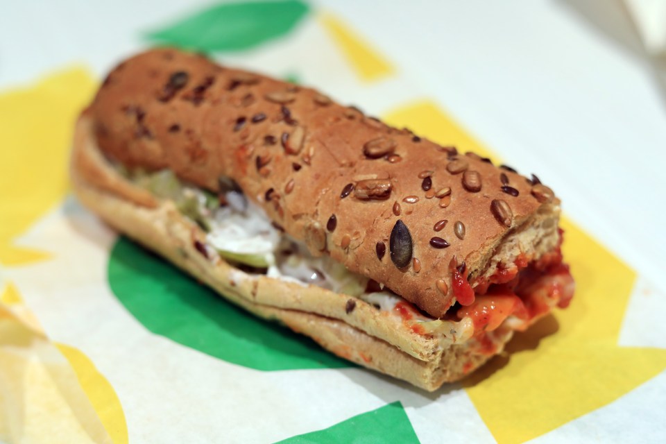  Subway Meatless Meatball Marinara, £3.99 3/5