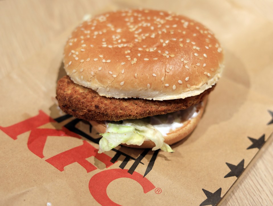  KFC Vegan Burger, £3.99 4/5