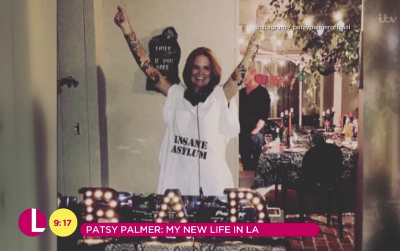 Patsy previously told Lorraine about her new life as a DJ in LA