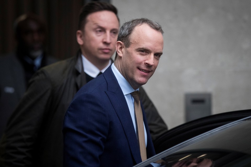  Dominic Raab warned today a war would only help terrorists