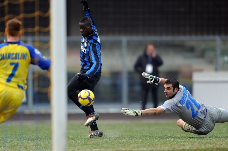 The finish came almost exactly ten years after he bagged for Inter