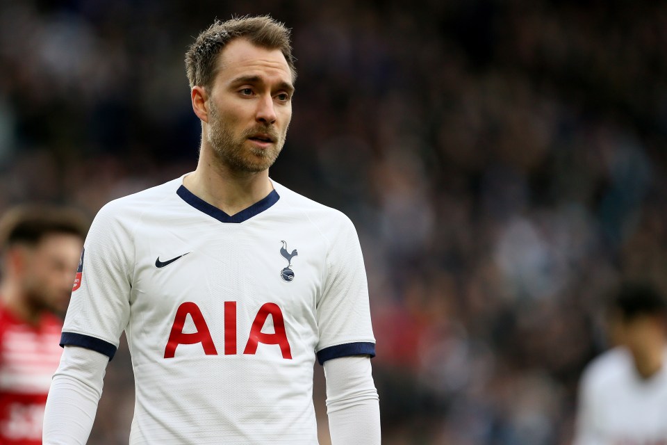  Christian Eriksen has three goals and three assists in all competitions for Spurs this season