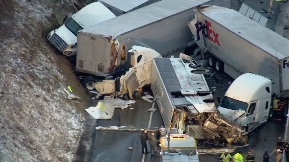  A nine-year-old girl was among the 5 people killed during a Sunday crash on the Pennsylvania Turnpike, according to officials