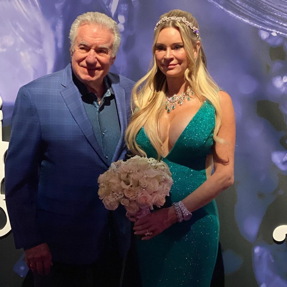  David and Jackie Siegel renewed their vows at a lavish Las Vegas ceremony