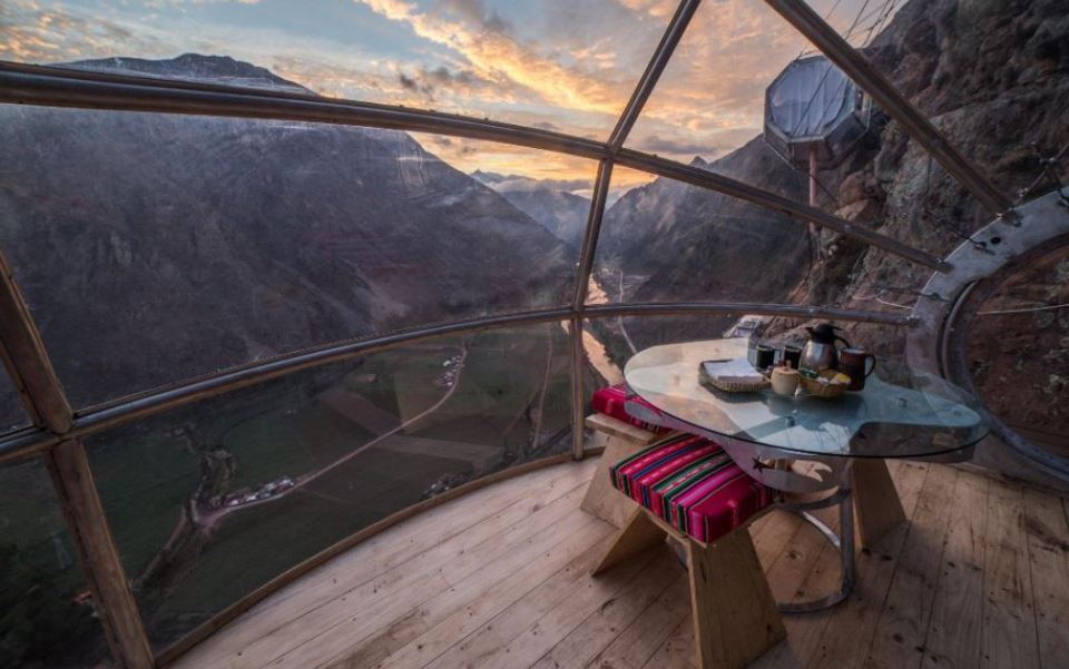  The Skylodge suites have the best view - if you can brave the climb