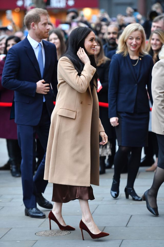  The Duke and Duchess of Sussex appear in public for the first time in six weeks after a break