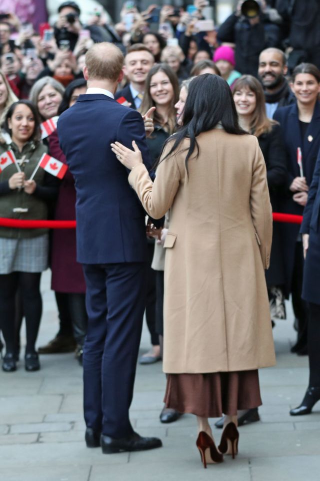  The couple were as tactile as ever - looking very happy together as they arrived in central London