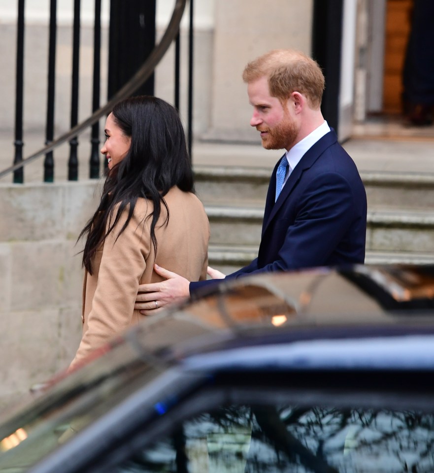  Harry steered his wife towards the High Commission with a protective hand