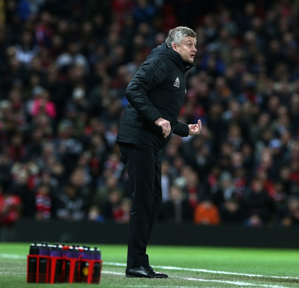 Ole Gunnar Solskjaer is under huge pressure at Old Trafford as fans start to get on his back