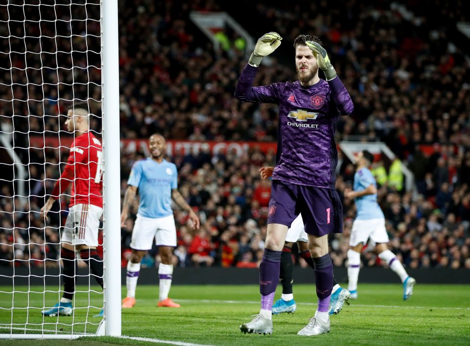  David de Gea was left woefully exposed