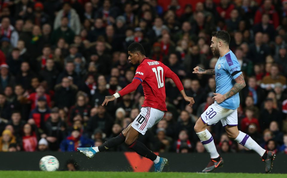  Rashford took his one clear chance well to keep United clinging on in the tie