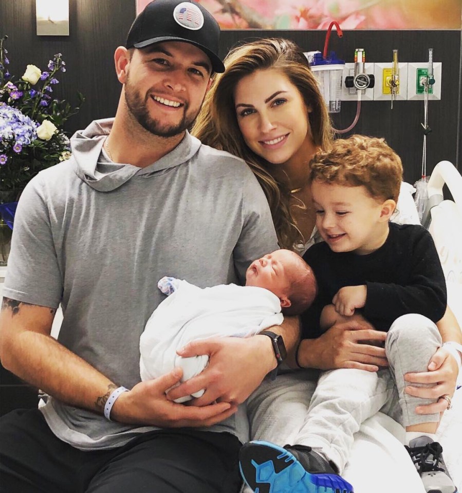  The couple share sons Cash, 1, and Tripp, 3