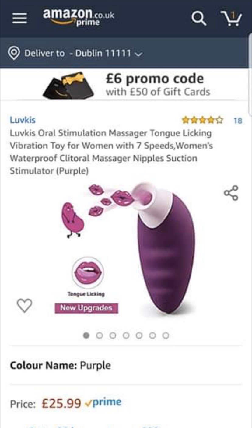 An Amazon customer called Jay left a comical five-star review on this £25.99 sex toy