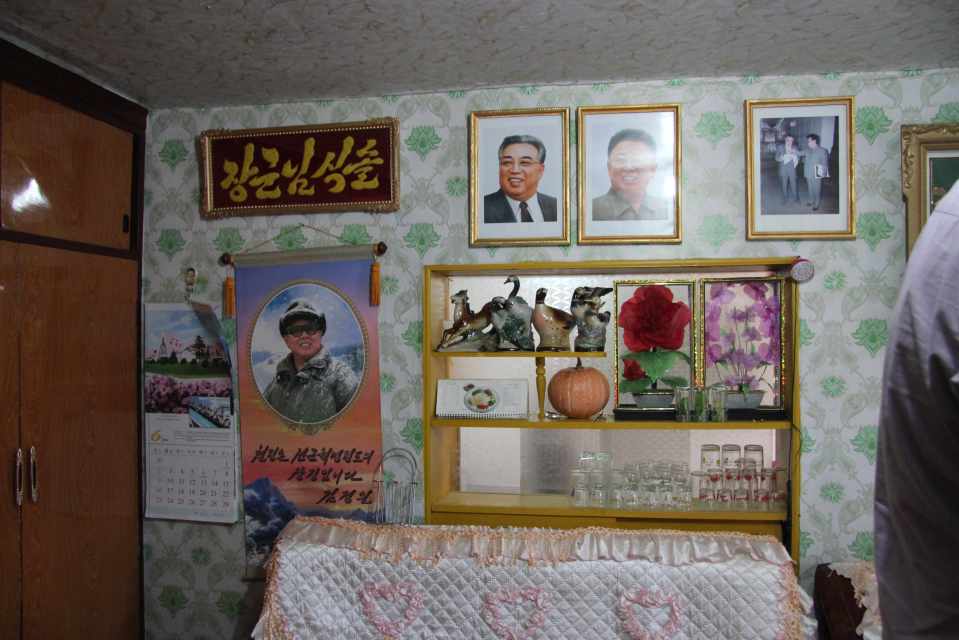  Every home must display portraits of Kim Jong-il and Kim Il-sung (file image)