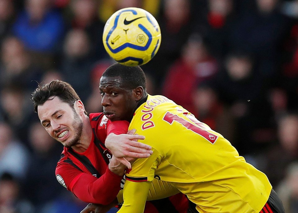 Bournemouth’s Adam Smith and Co never got to grips with Abdoulaye Doucoure