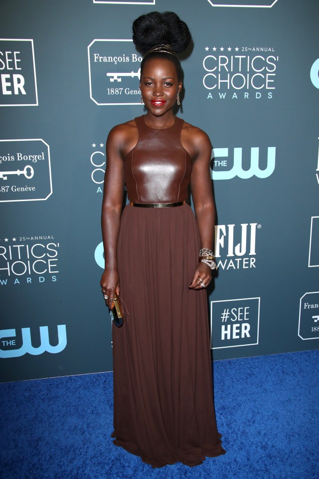  Lupita Nyong'o continued to live up to her reputation as one of the most fashionable stars on the red carpet