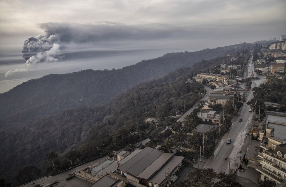 The volcano is one of the most dangerous in the world