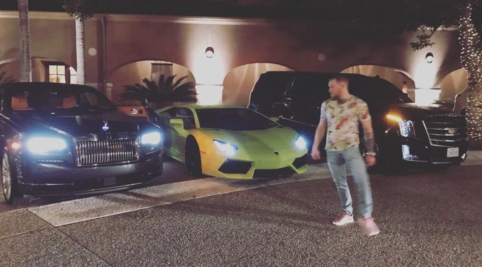 Conor McGregor has amassed a fleet of cars worth around £2m