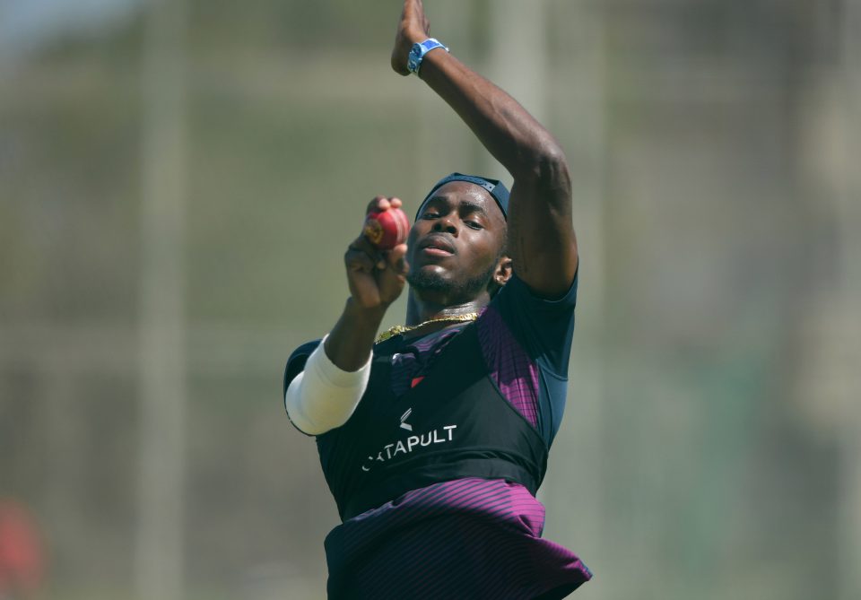  Jofra Archer was operating in the low-80s in the nets