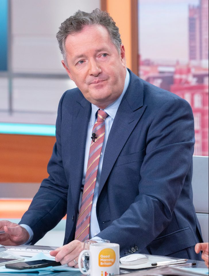  GMB host Piers Morgan has been hit with more than 800 Ofcom complaints