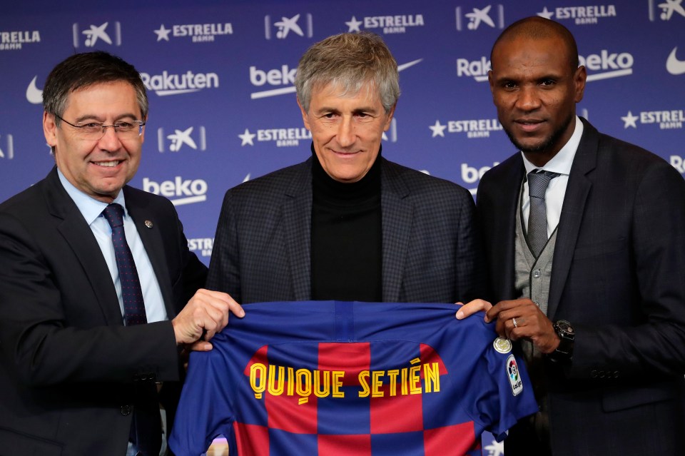  Former Real Betis coach Quique Setien has taken over from Valverde