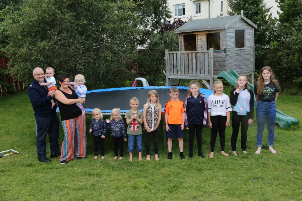 Instead, they returned home for a picnic in the garden