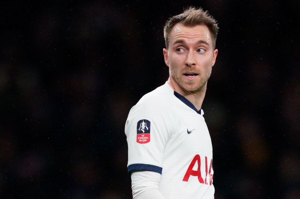  Christian Eriksen has scored three goals for Spurs this season