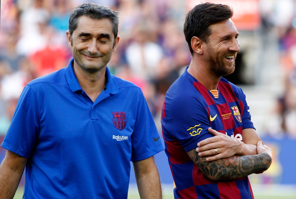  Messi was the first of many to take to social media to pay tribute to their former Barcelona manager