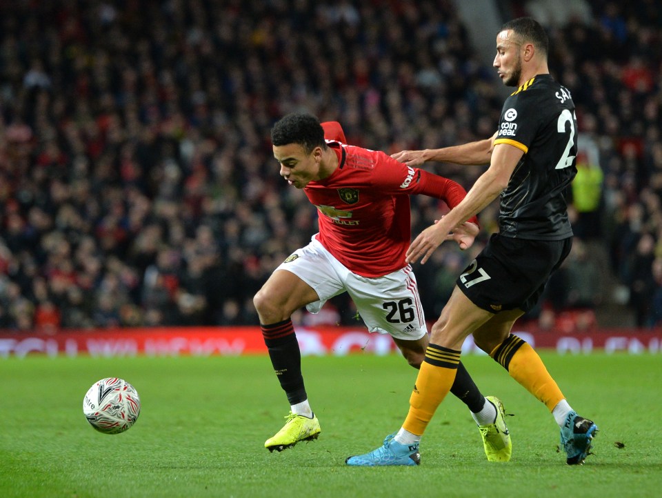  Teen striker Mason Greenwood struggled to get in the game, suggesting Ole Gunnar Solskjaer is right not to rush him into more regular action